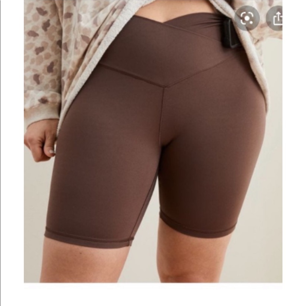 Aerie Real Me Crossover Biker Shorts